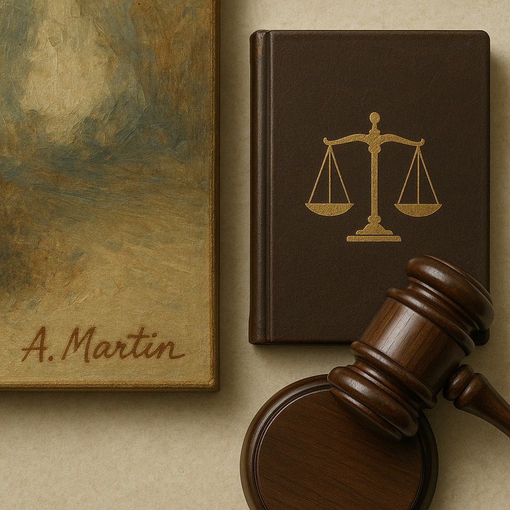 Legal & Ethical Aspects of Art Authentication